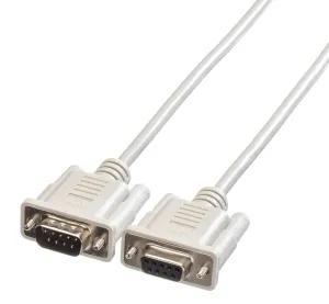 Roline 11.01.6290 Comp Cable, Db9 Plug-Db9 Socket, 10M