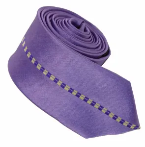 40026-15 FIalová kravata ROMENDIK