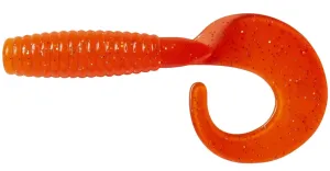 Ron thompson gumová nástraha grup curl tail uv orange silver - 5,5 cm