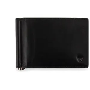 Roncato Pánska peňaženka s klipsou čierna