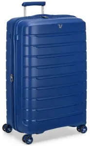 Roncato Skořepinový cestovní kufr Butterfly L EXP 111/129 l - modrá