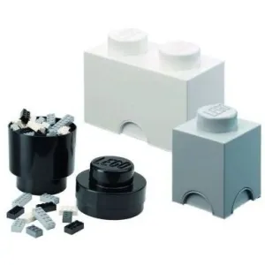 LEGO® Úložné boxy Multi-Pack 3 ks čierna, biela a šedá