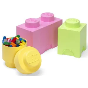 LEGO STORAGE - úložné boxy Multi-Pack 3 ks - pastelové