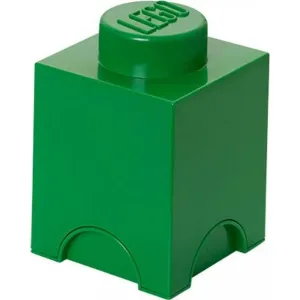 LEGO Úložný box 125 x 127 x 180 mm - tmavo- zelený
