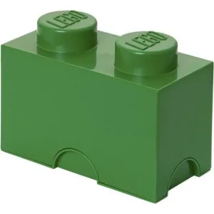 LEGO Úložný box 125 x 250 x 180 mm - tmavo-zelený