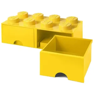 LEGO Úložný box 8 so zásuvkami – žltá