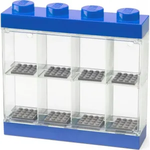 LEGO® zberateľská skrinka na 8 minifigúrok - modrá