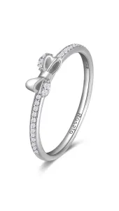Rosato Krásny strieborný prsteň s mašličkou Allegra RZA025 54 mm