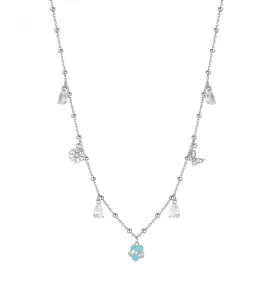 Rosato Pôvabný strieborný náhrdelník s príveskami Gaia RZGA03
