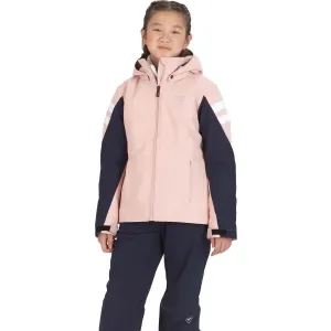Rossignol GIRL SKI JKT Dievčenská lyžiarska bunda, ružová, veľkosť 12