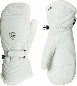Rossignol Select Womens Leather IMPR Mittens White L Lyžiarske rukavice