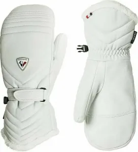 Rossignol Select Womens Leather IMPR Mittens White S Lyžiarske rukavice
