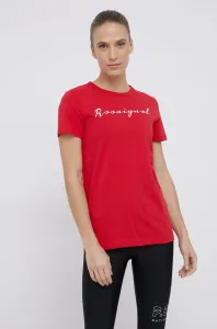 Bavlnené tričko Rossignol červená farba, RLKWY05 #185586