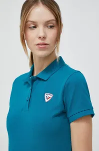 Bavlnené tričko Rossignol zelená farba, RLKWY02