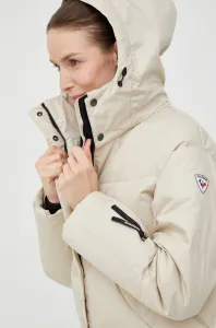 Páperová bunda Rossignol dámska, béžová farba, zimná, #6193245