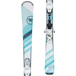 Rossignol UNIQUE CA + XPRESS 10 Dámske zjazdové lyže, svetlomodrá, veľkosť #466824