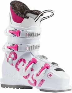 Rossignol FUN GIRL 4 JR Juniorská lyžiarska obuv, biela, veľkosť 24.5