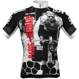 Rosti PARIGI ROUBAIX Pánsky cyklistický dres, čierna, veľkosť #6233441