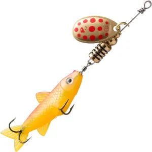 Rotačný blyskáč na lov dravcov weta fish č. 1 prirodzená farba ORANŽOVÁ bez veľkosti