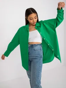 Zelená bavlnená košeľa - S