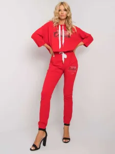 Červená tepláková súprava Martille Couture - L/XL