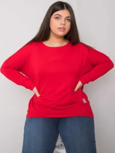 Červené tričko s dlhým rukávom - UNI