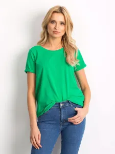 Dámske zelené bavlnené tričko - S