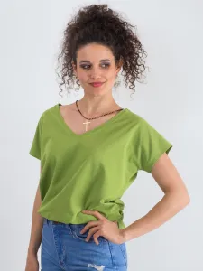 Svetlozelené bavlnené tričko - M