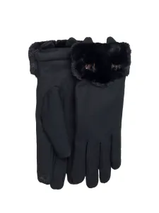 Dámske čierne rukavice - S #2032451