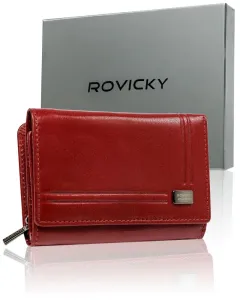 Dámska peňaženka vyrobená z prírodnej kože — Rovicky #9182213
