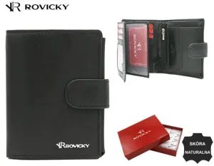 Veľká pánska kožená peňaženka na patentku - Rovicky #9273228