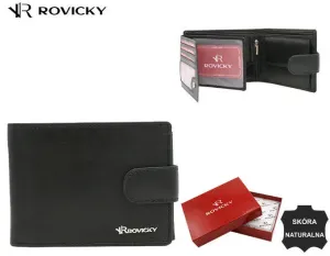 Veľká pánska kožená peňaženka na patentku - Rovicky #9273232