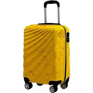ROWEX Cestovný kufor Pulse žíhaný, žltá žíhaná,