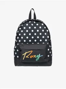 Černý dámský puntíkovaný batoh Roxy #690660