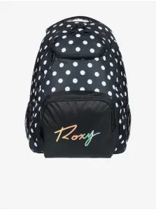 Černý dámský puntíkovaný batoh Roxy #690658