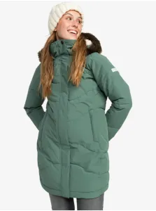 Light Green Women's Winter Quilted Coat Roxy Ellie JK - Women #8132197
