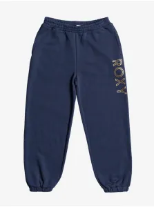 Dark Blue Girls' Sweatpants with Print Roxy A Sky Full Of Stars - unisex #686335