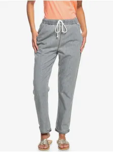 Roxy SLOW SWELL GREY REGULAR Dámske nohavice, sivá, veľkosť XL