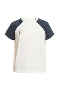 Detské bavlnené tričko Roxy biela farba, #217907