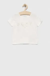 Detské bavlnené tričko Roxy biela farba #7505015