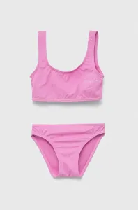 Dvojdielne detské plavky Roxy ružová farba
