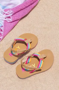 Detské sandále Roxy béžová farba