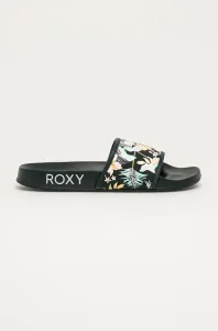 Šľapky Roxy  Slippy dámske, čierna farba, ARJL100909