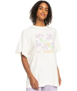 Roxy Dámske tričko SWEET FLOWERS Oversize Fit ERJZT05469-WBK0 XS