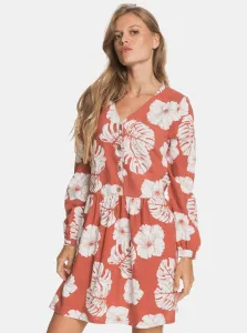 Brick floral dress with buttons Roxy - Women #710691