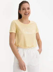 Roxy CHASING THE SWELL Dámske tričko, žltá, veľkosť XS