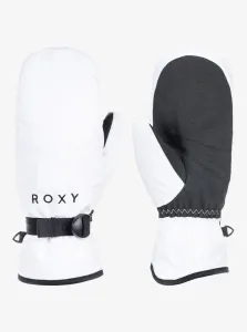 Rukavice Roxy Jetty Solid biela farba #4459576