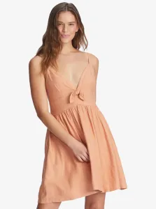 Šaty Roxy oranžová farba, mini, áčkový strih #5874570