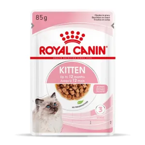 Royal Canin KITTEN INSTINCTIVE kapsičky v omáčke pre mačiatka 12 x 85g