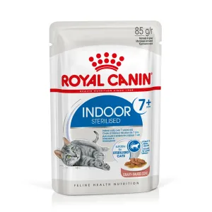 Royal Canin Indoor Sterilised 7+ v omáčke - 96 x 85 g